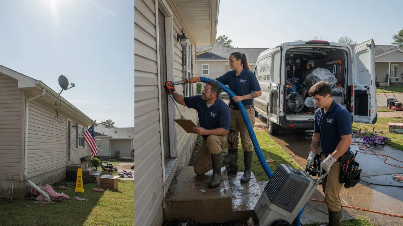 Ceiling Water Damage Restoration in Fort Polk, LA near me